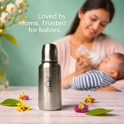 Stainless Steel Baby Feeding Bottle (250ML)