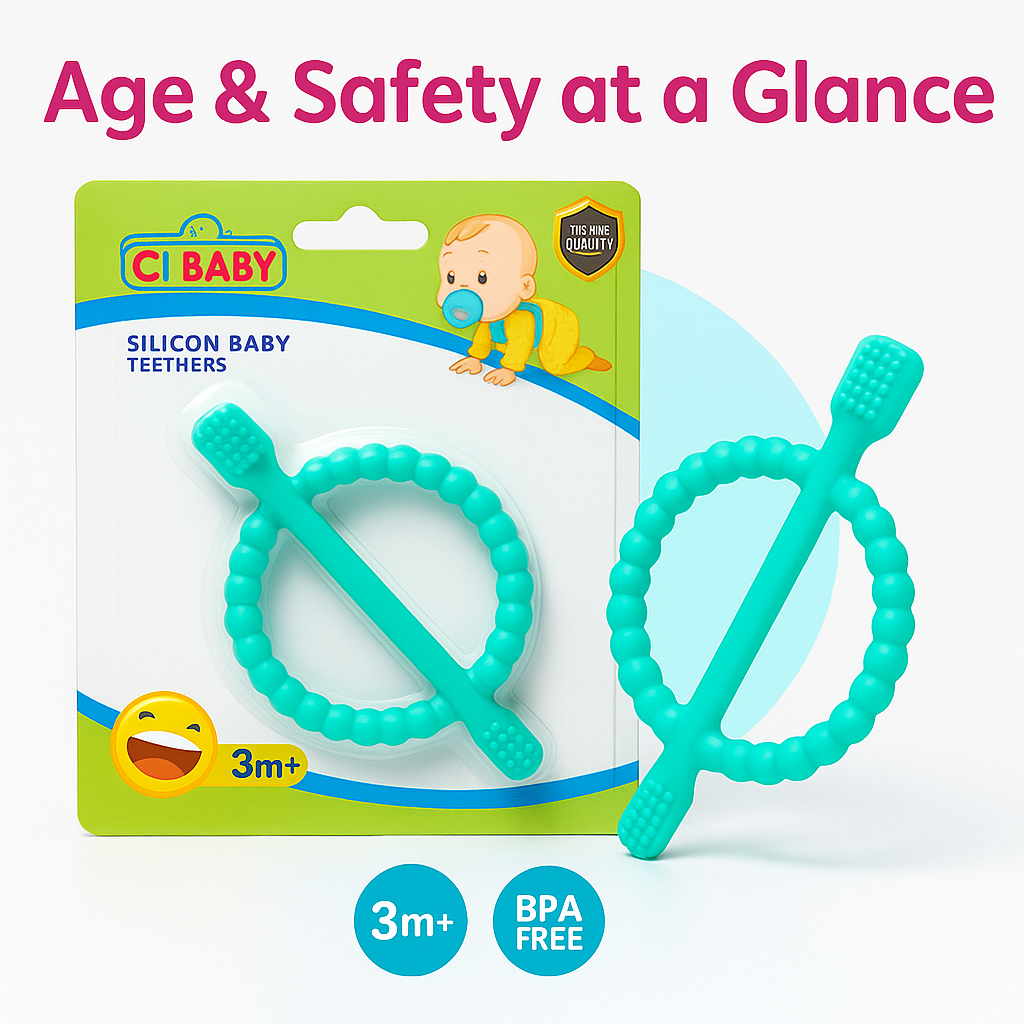 CI BABY Silicone Baby Teether