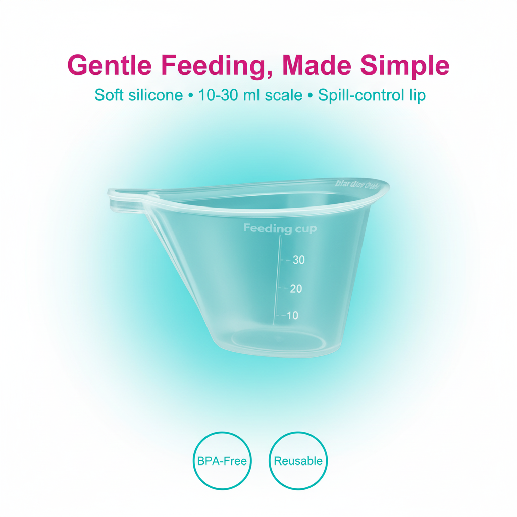 Baby Silicon Feeding Cup