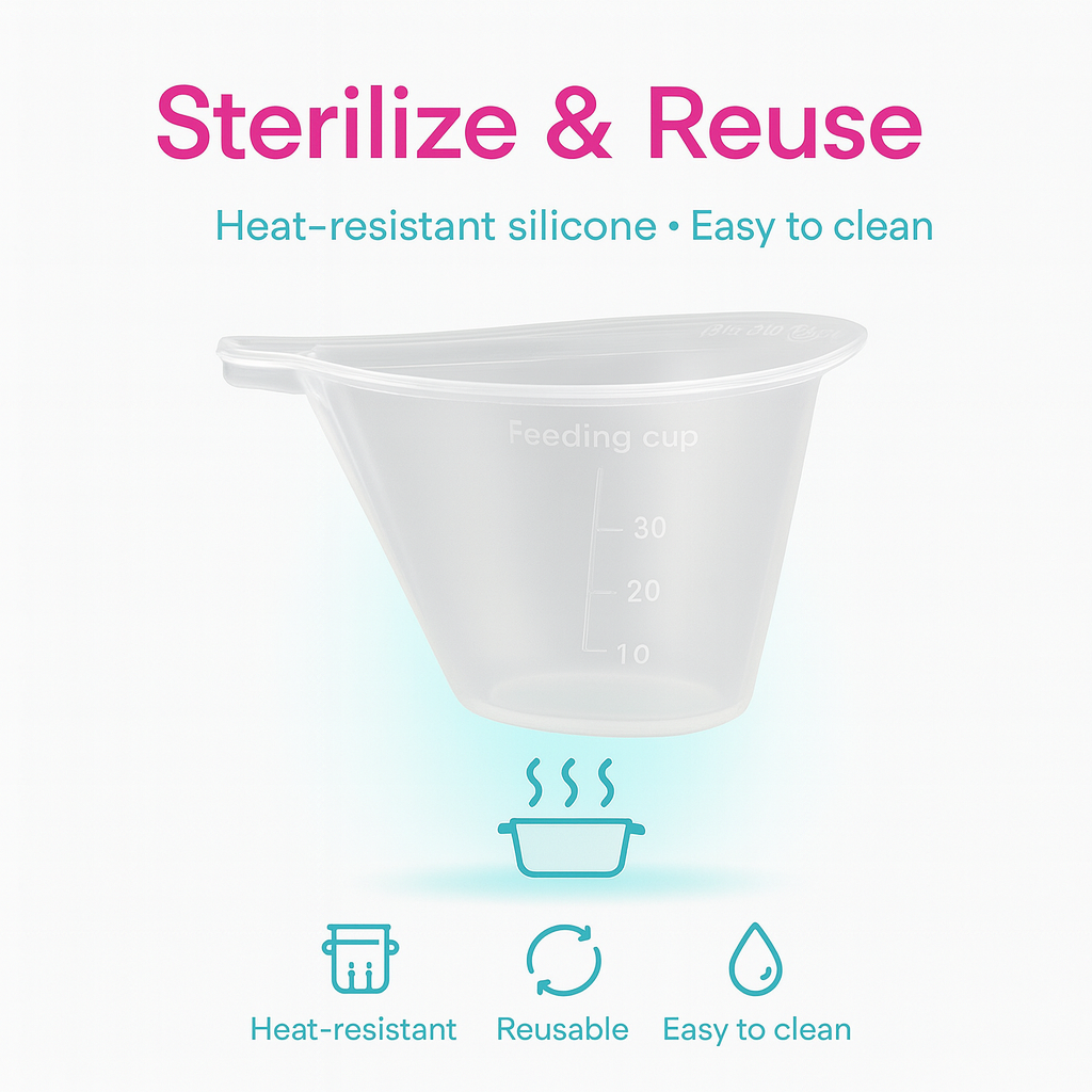 Baby Silicon Feeding Cup