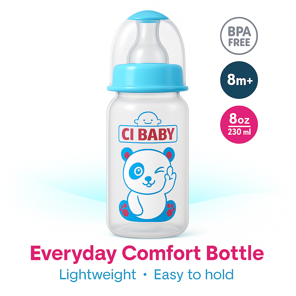 Plastic baby Feeding Bottle (250ML)