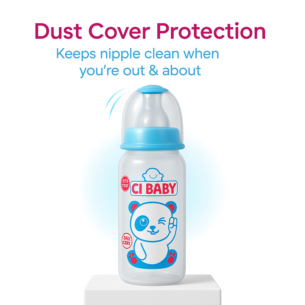 Plastic baby Feeding Bottle (250ML)