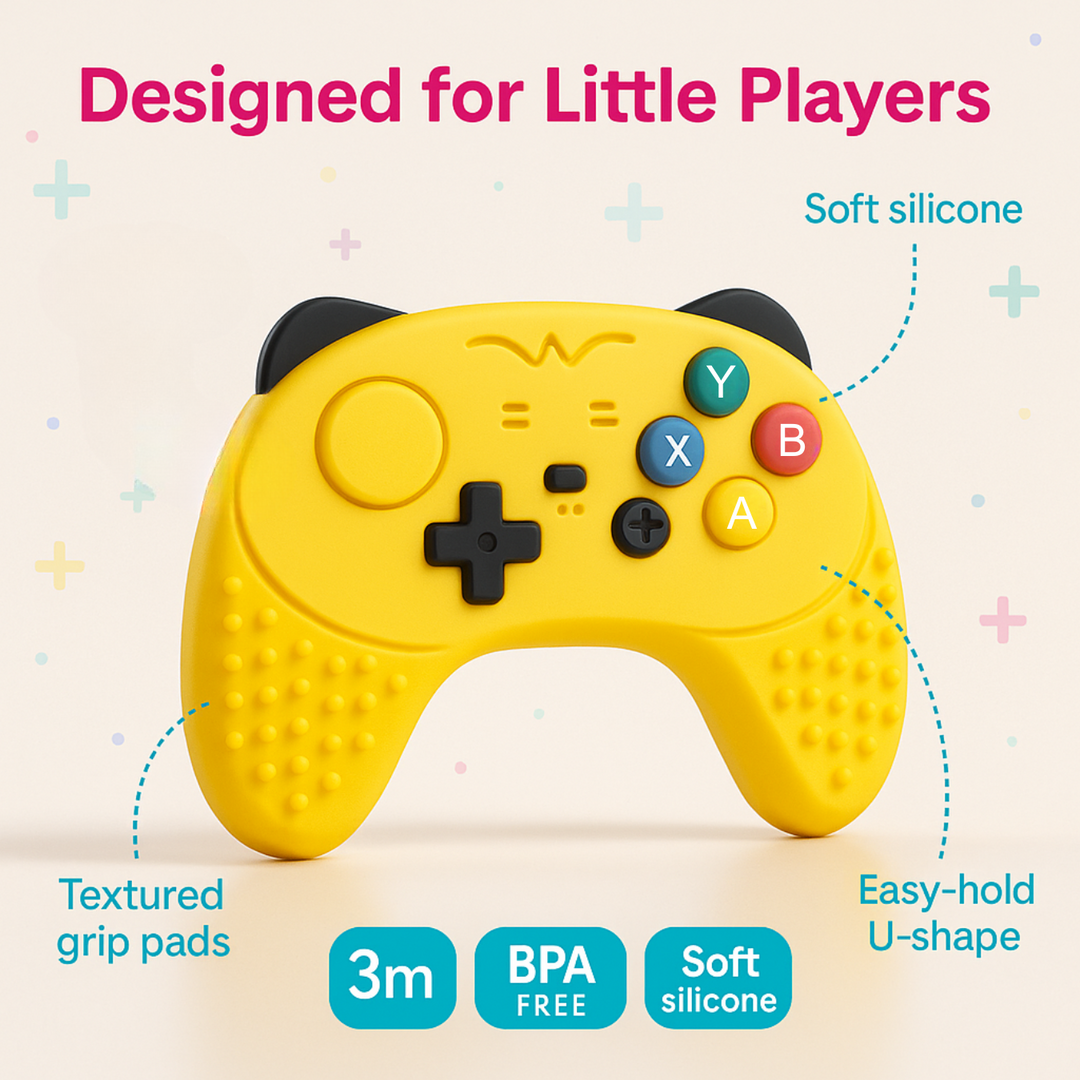 CI BABY Silicone Baby Teether | BPA-Free, Soft & Safe Gum Soother for Babies 3+ Months