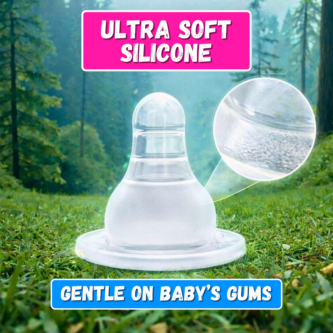 Ci baby Medium Flow SIlicon Nipple: Durable, BPA-Free