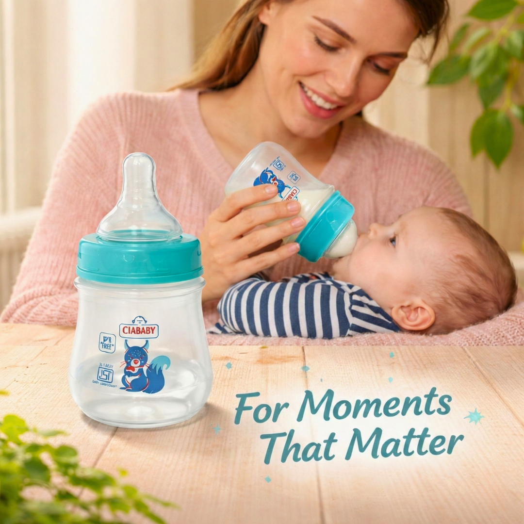 Ci Baby Wide Mouth Plastic Feeding Bolttle 150ml