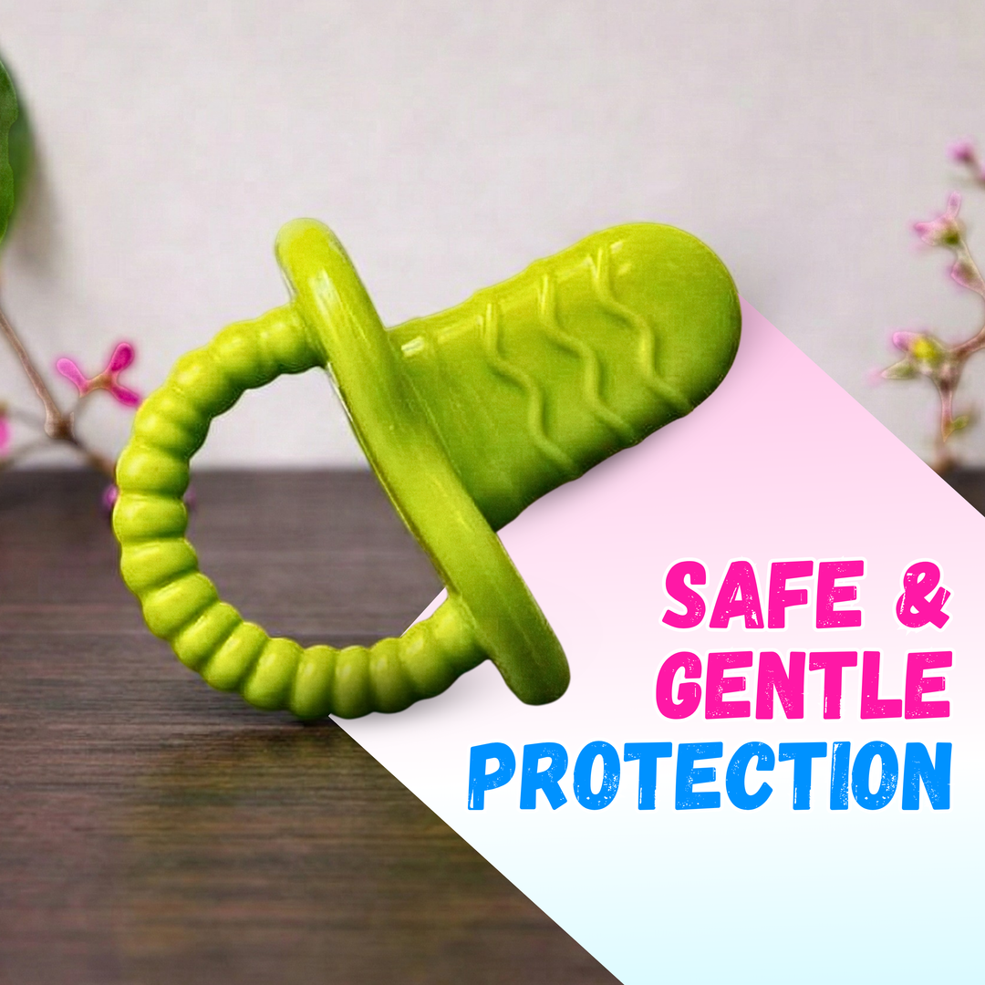 CI Baby Green Silicone Soother - Soft, Non-Toxic, and BPA-Free