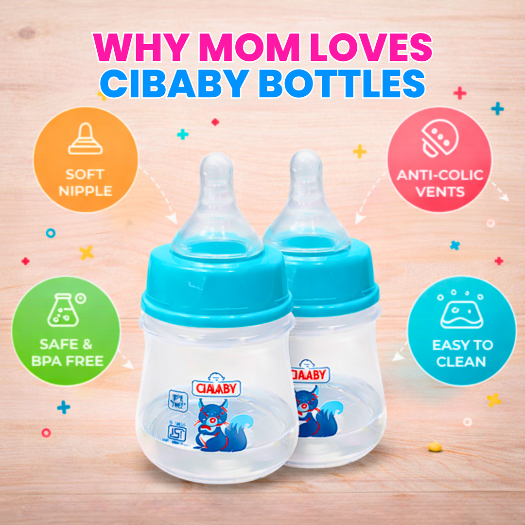 Ci Baby Wide Mouth Plastic Feeding Bolttle 150ml