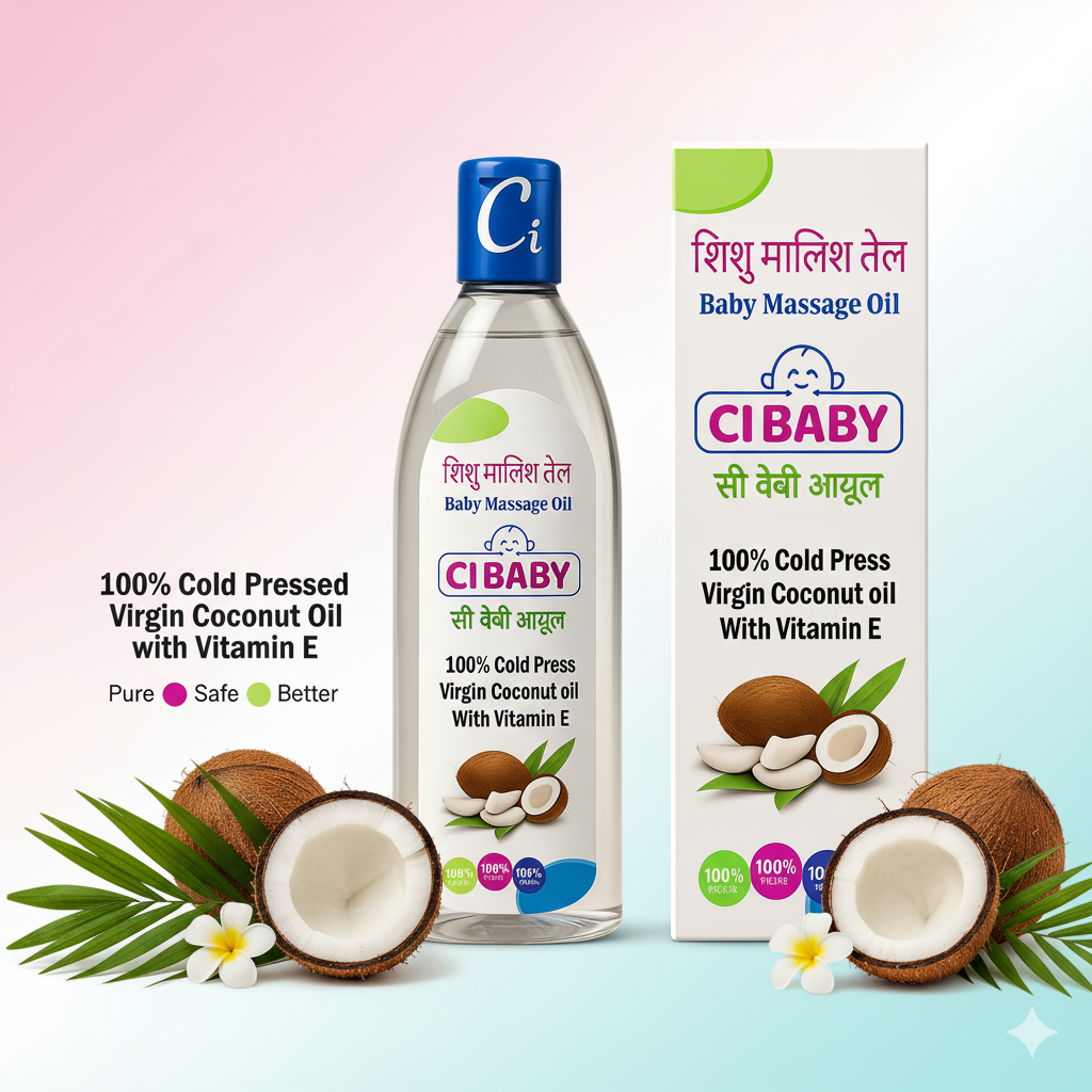 Virgin Baby Massage Coconut Oil