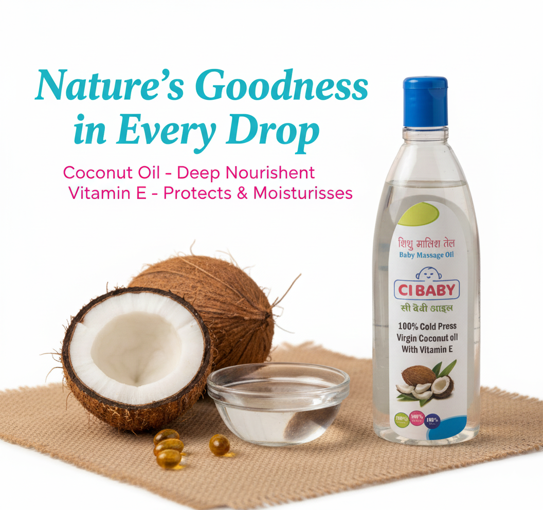 Virgin Baby Massage Coconut Oil