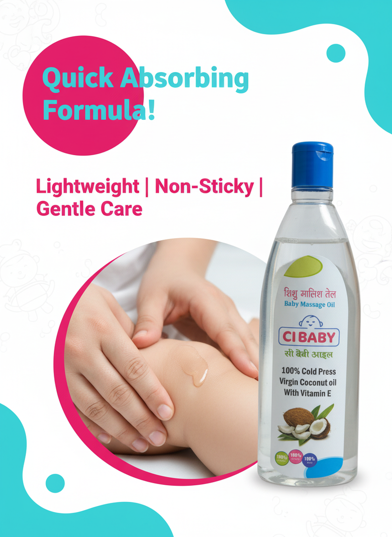Virgin Baby Massage Coconut Oil