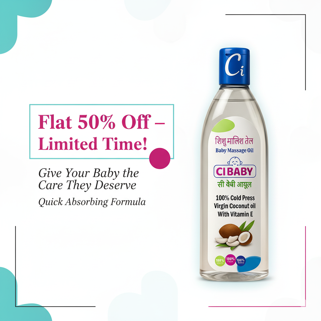 Virgin Baby Massage Coconut Oil