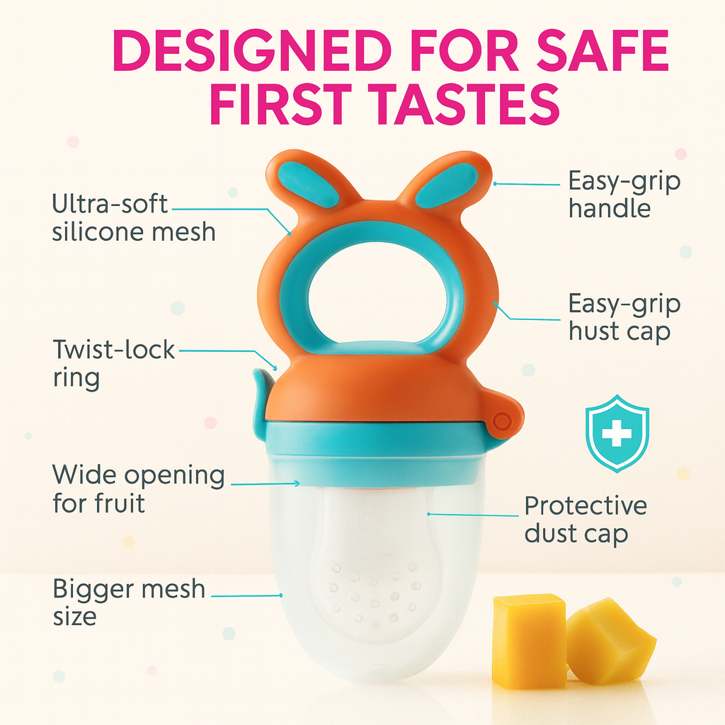 Baby Fruit Nibler With Extra Mesh