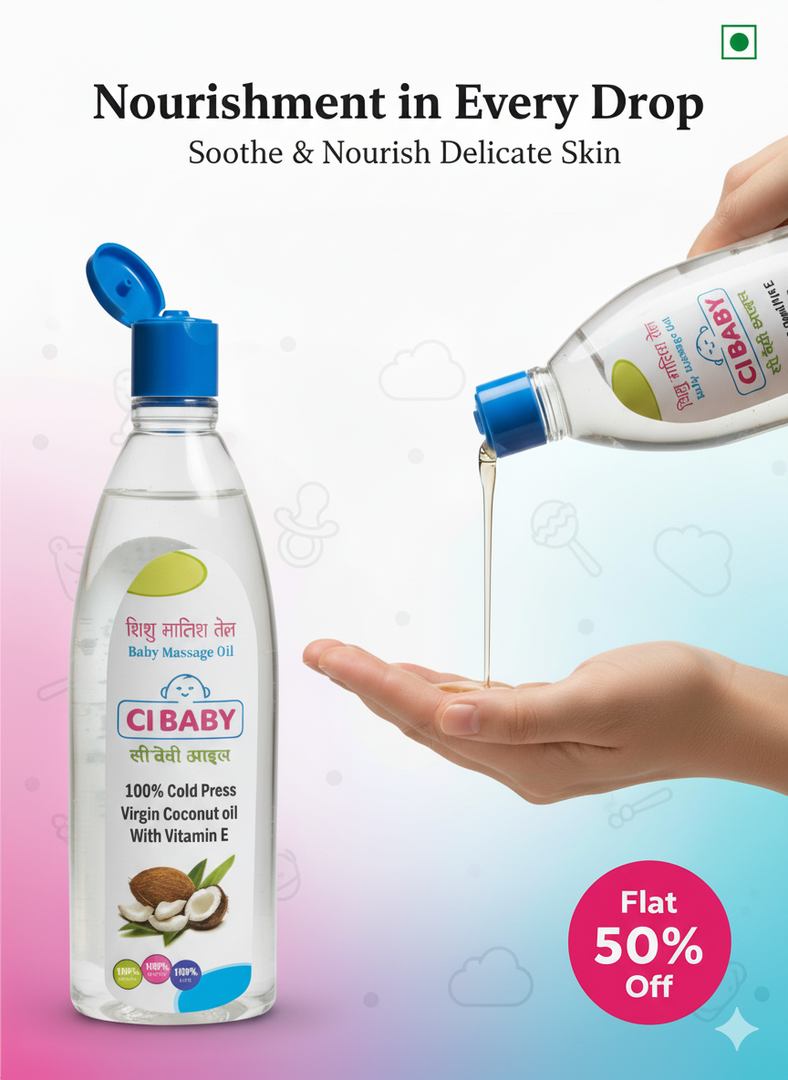 Virgin Baby Massage Coconut Oil