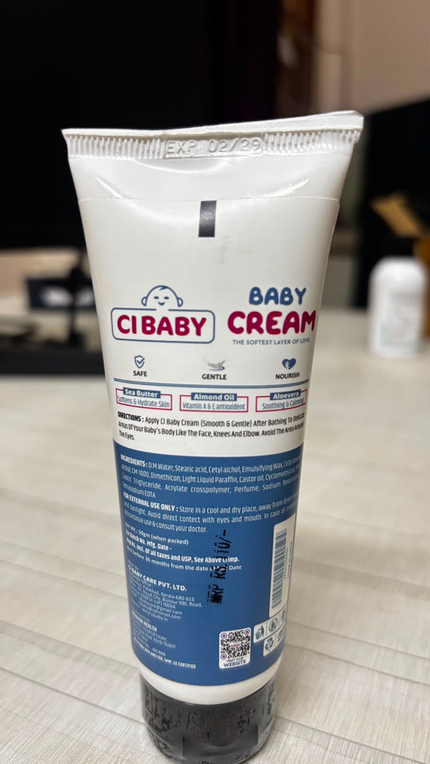 CI Baby Daily Moisturizing Baby Cream – Deep Nourishment for Soft Baby Skin