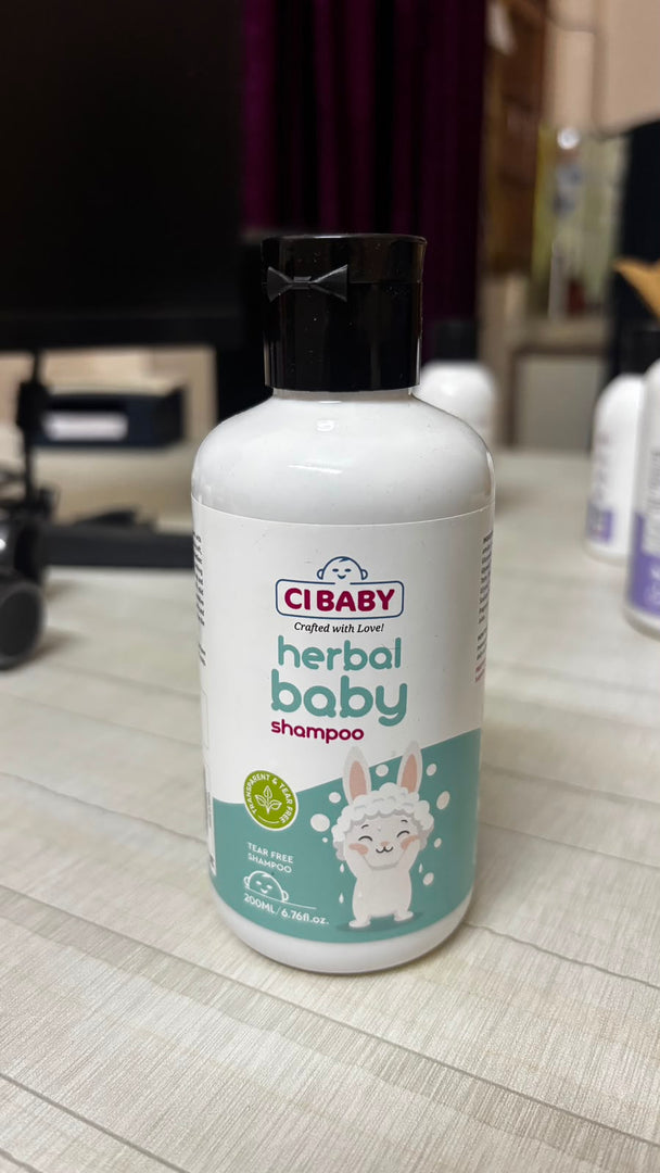 CI Baby Herbal Baby Shampoo – Tear Free & Gentle Daily Hair Cleanser